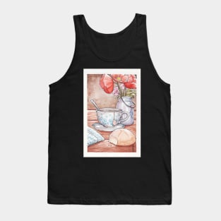 Tea Time Still Life Tank Top